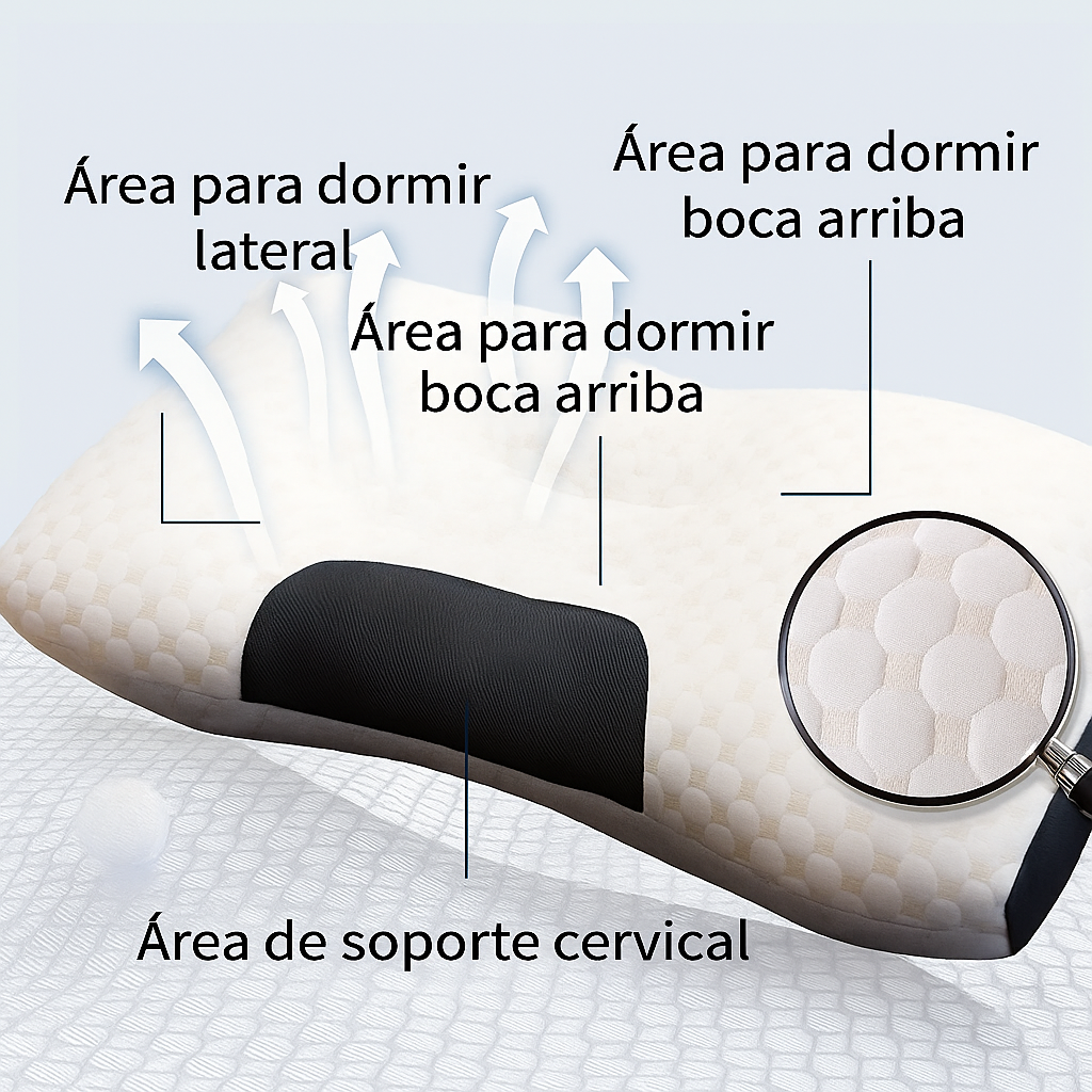 2X ALMOHADAS ORTOPÉDICA 3D