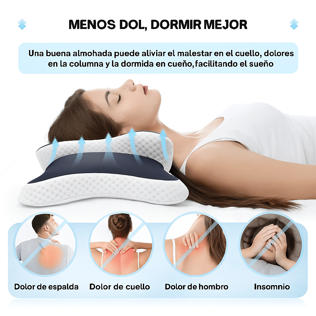 2X ALMOHADAS ORTOPÉDICA 3D