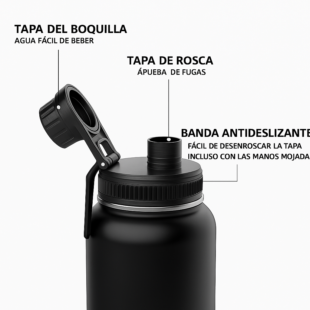 Botella Térmica Con Una Duración de 48 horas (600mL)