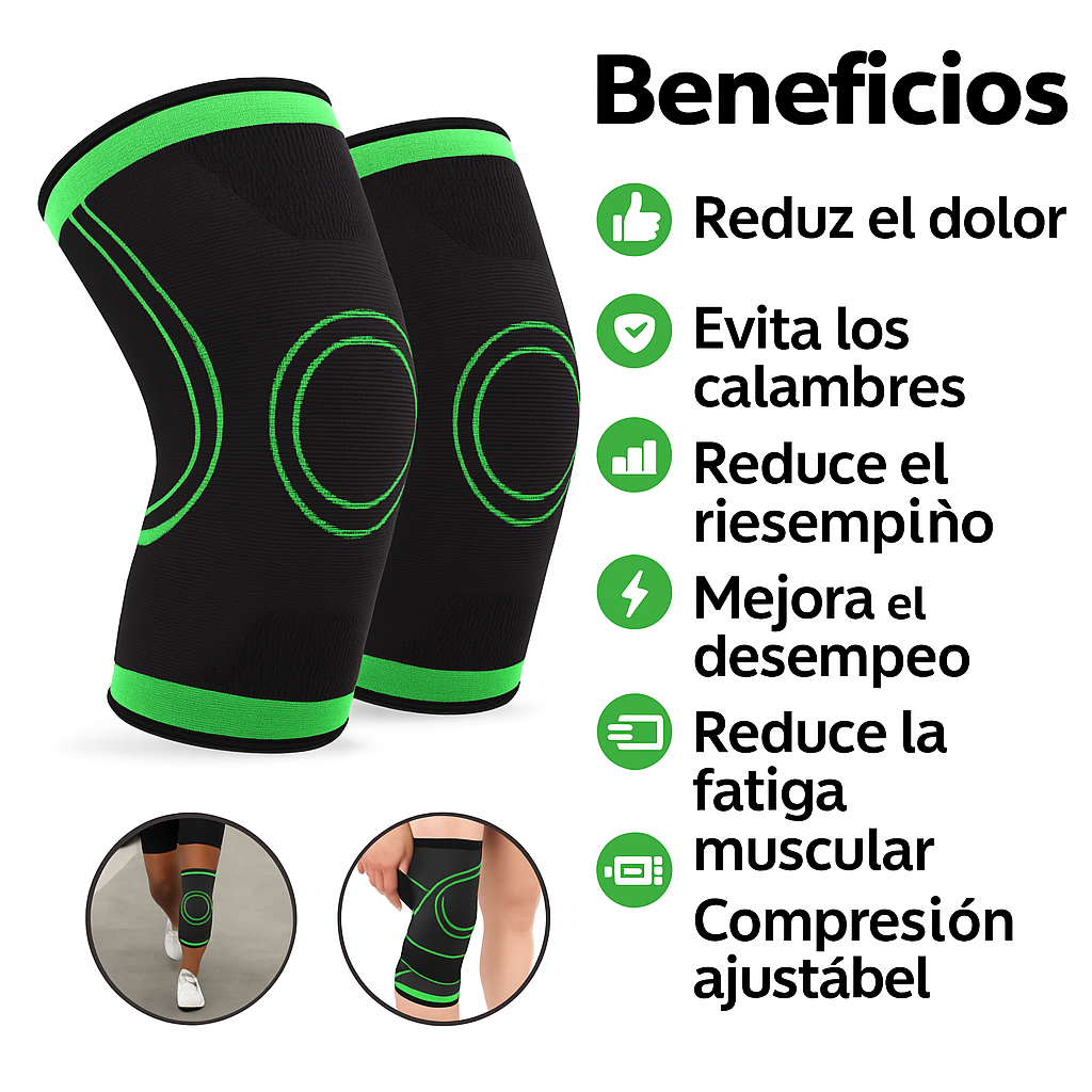 2 Rodillera Ortopédica de Compresión Regulable Ajustable Profesional