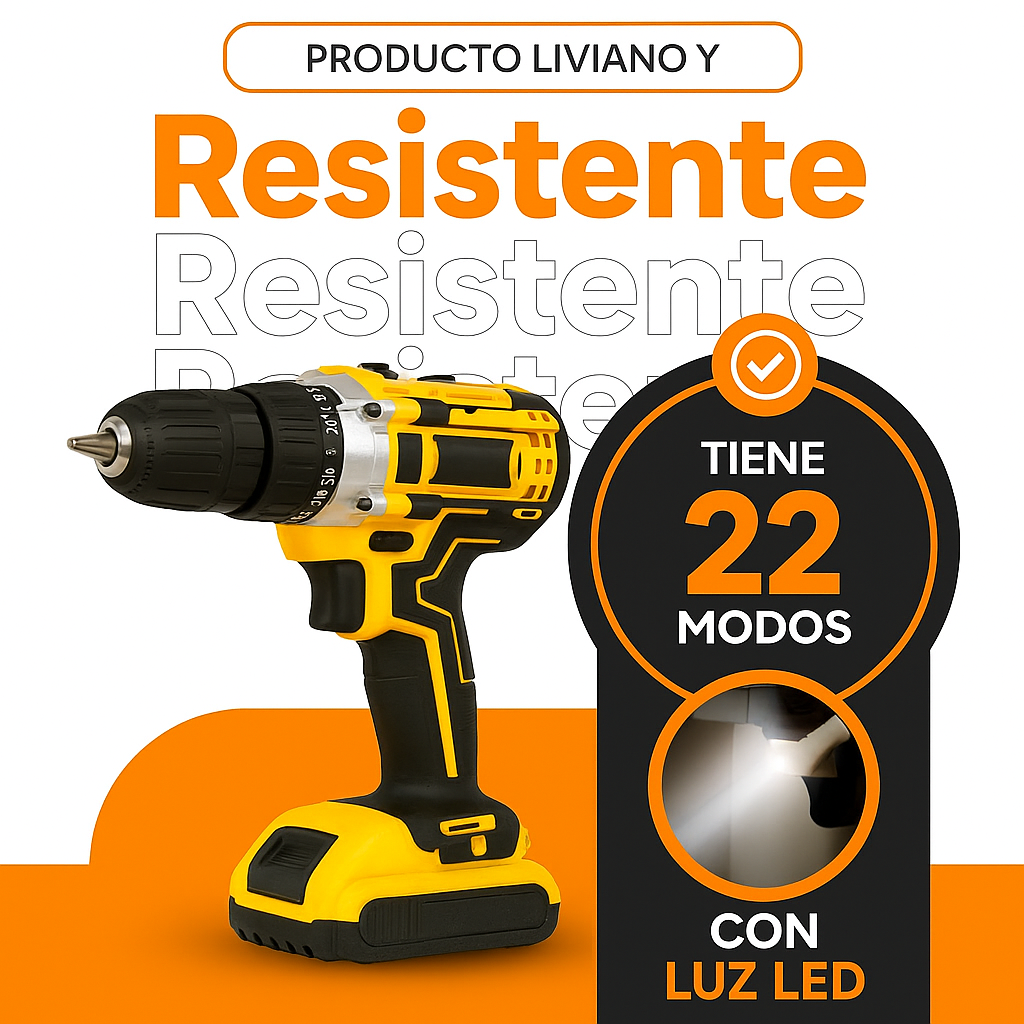 TALADROS INALÁMBRICOS + 90 PIEZAS DE REGALO