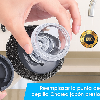 ESPONJA DE LIMPIEZA Y DISPENSADOR DE JABÓN