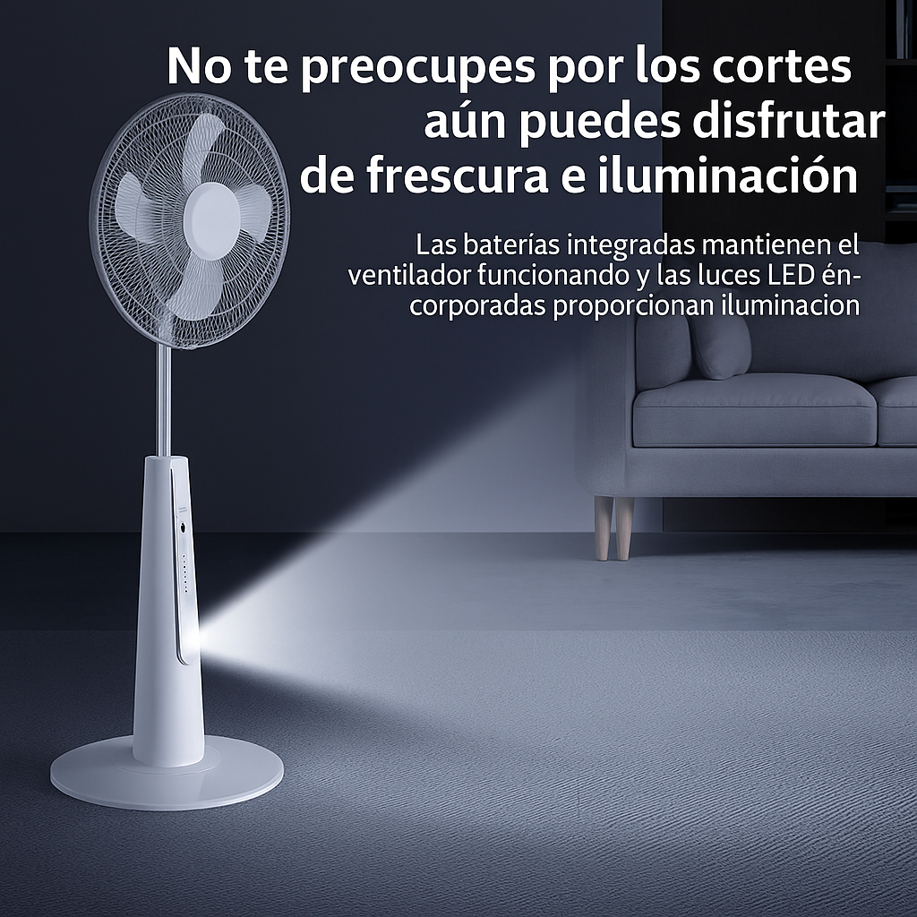 VENTILADOR CON PANEL SOLAR